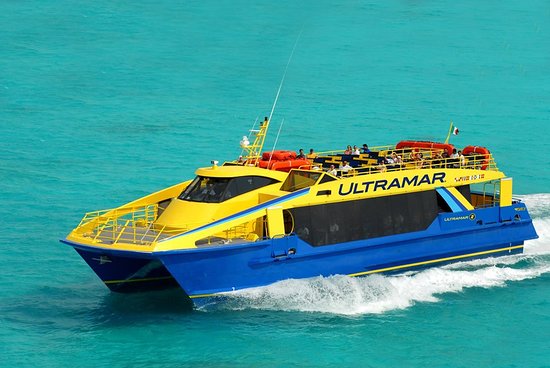 cancun transfer to ferry isla mujers